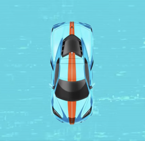 2021 Corvette C8 graphics stripes