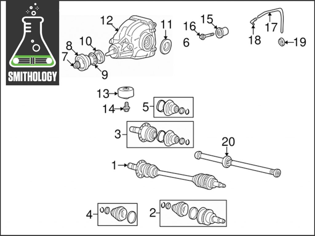 Jaguar Driveshaft Schematic