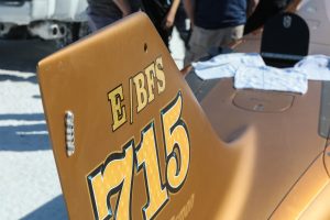Speed Demon land speed car fin