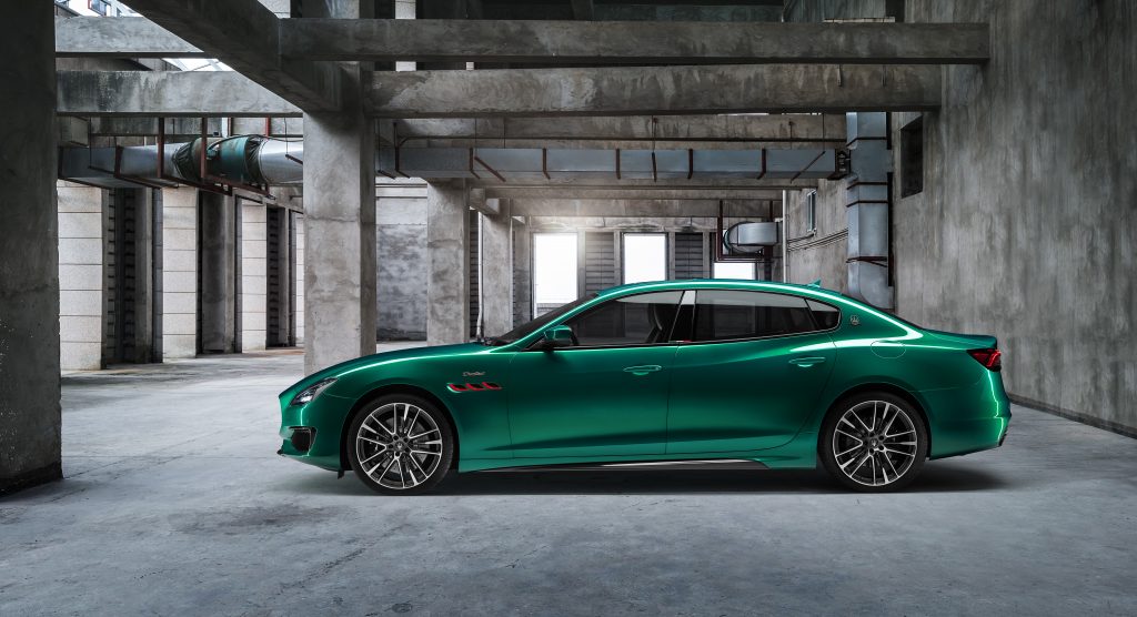 green trofeo quattroporte profile