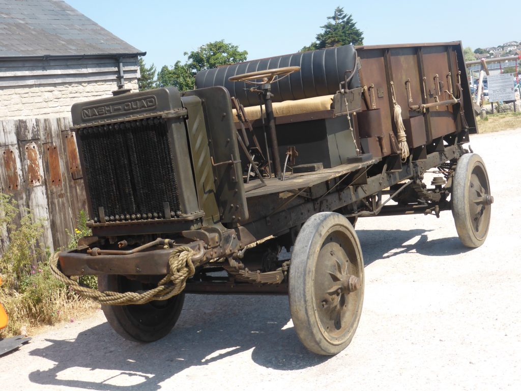 1917 Nash Quad munitions carrier front three-quarter