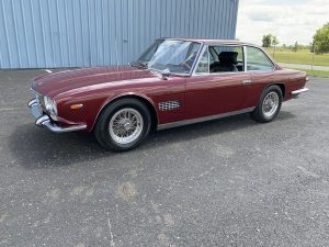 1967 Maserati Mexico Coupe by Vignale front three-quarter