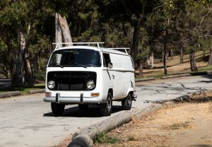 1971 Volkswagen Transporter by Peter Brock front three-quarter