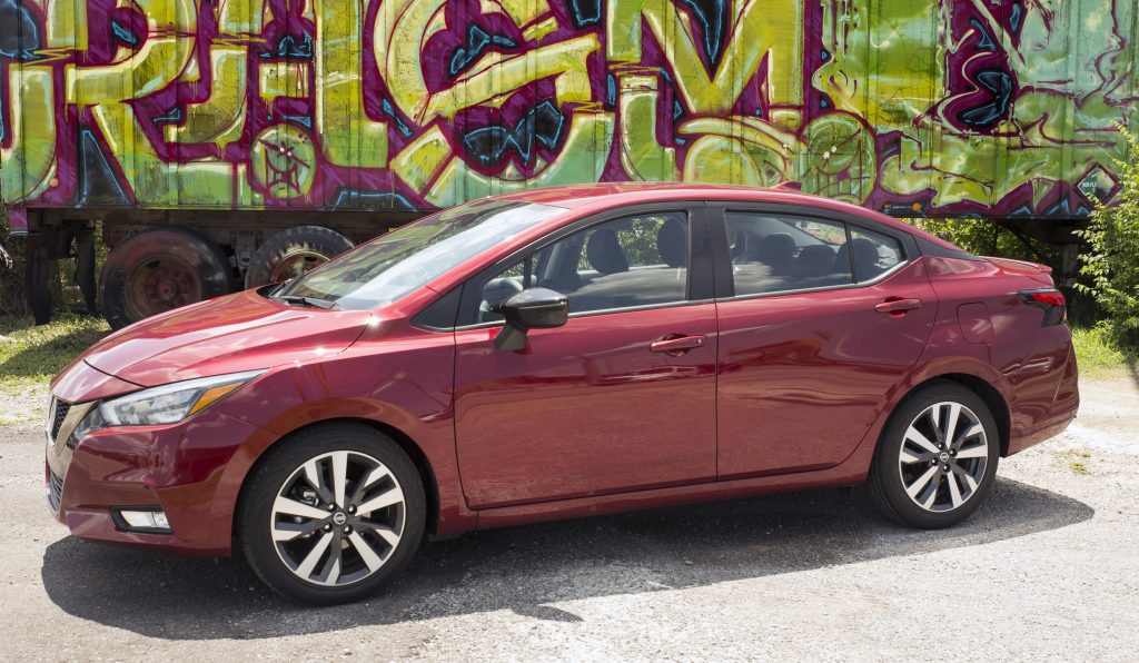 2020 Nissan Versa side profile