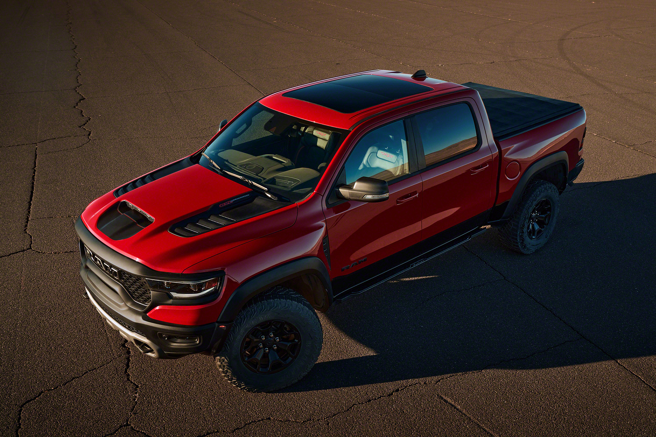 the 2021 ram 1500 trx places the ford raptor squarely