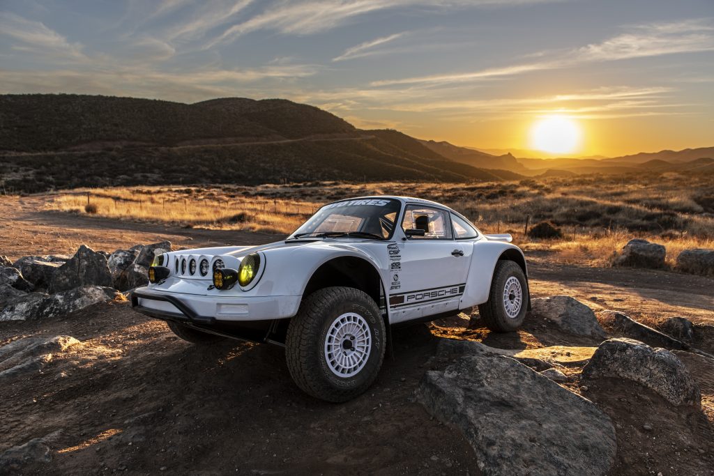 911 Safari story TJ Russell 911 Baja front three-quarter