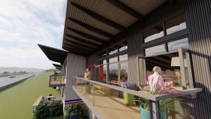 Autominiums condo rendering porch indoor outdoor living