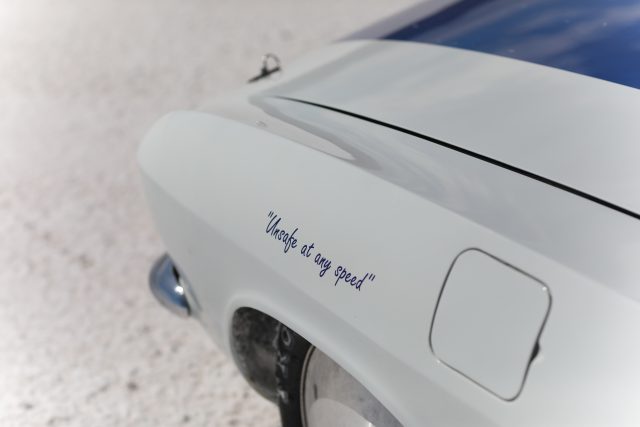 Corvair fender lettering