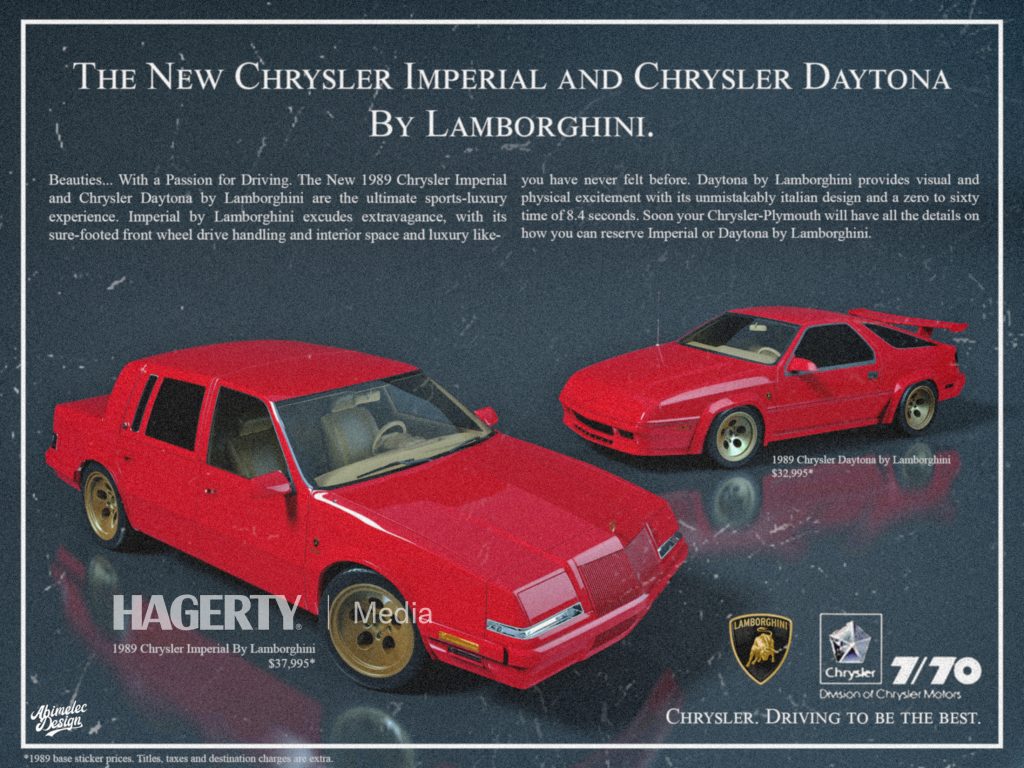 Dodge Daytona by Lamborghini AD