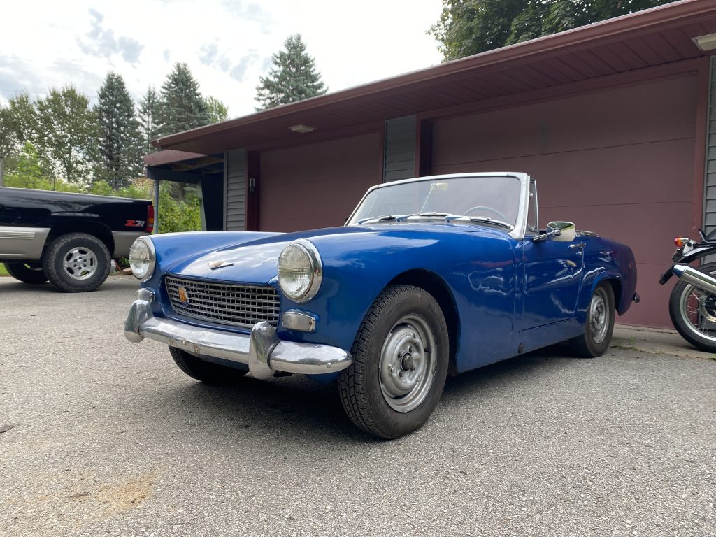 Austin Healey at home Austin Healey at home