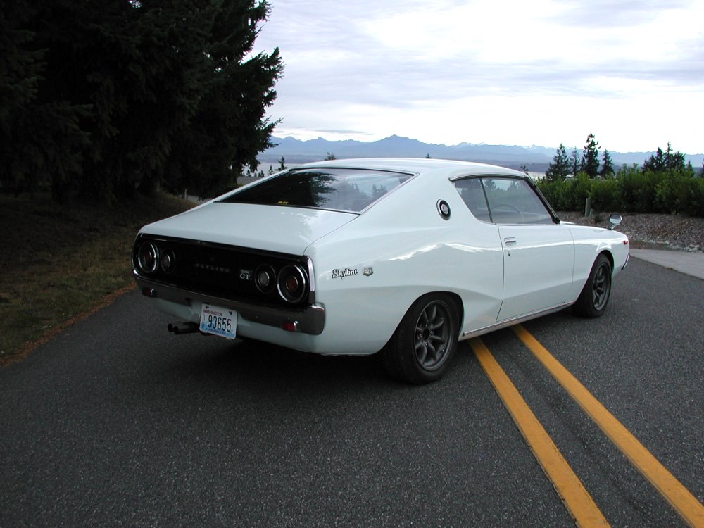 DM story - Nissan Skyline "kenmeri" coupe - rear passenger side
