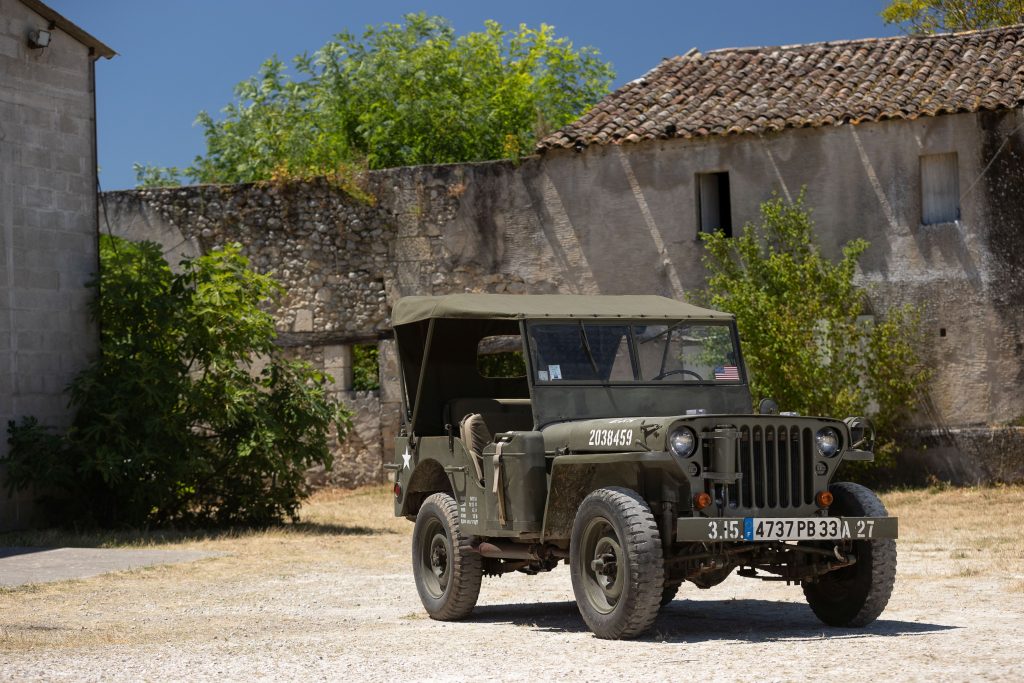 1942 Ford GPW Jeep front three-quarter