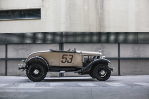 custom ford roadster side profile