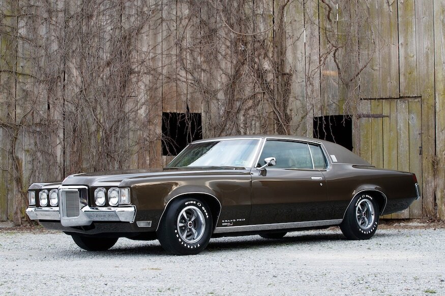 1969 pontiac grand prix sj front three-quarter