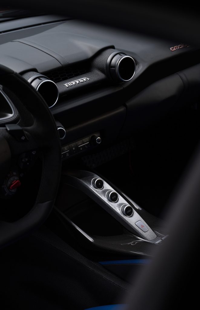 ferrari omologata supercar interior