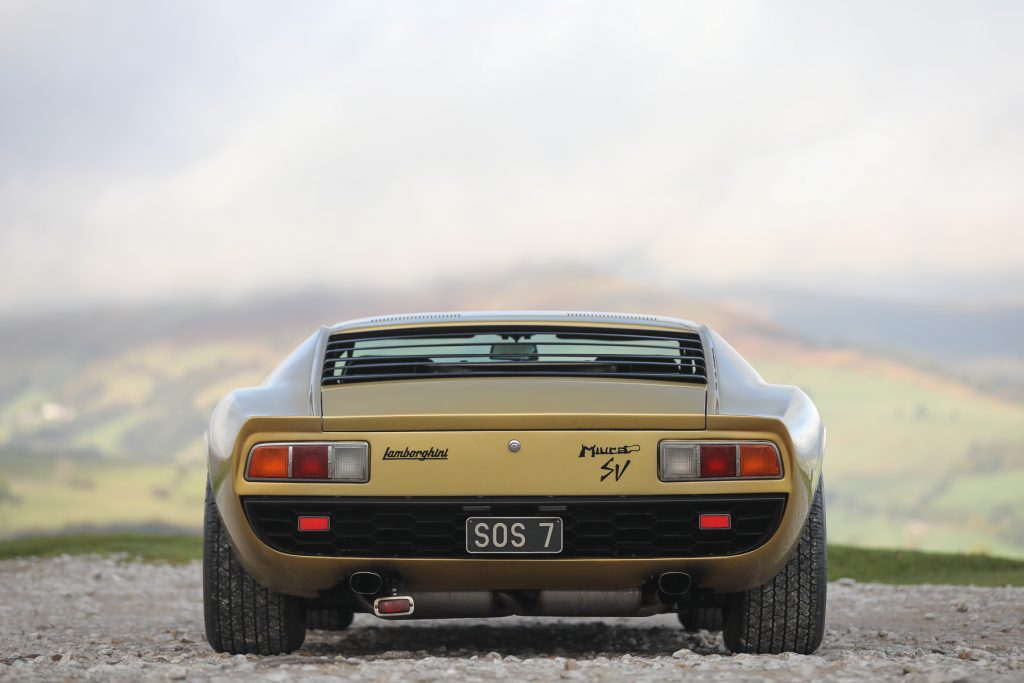 1971 Lamborghini Miura P400 SV Speciale rear