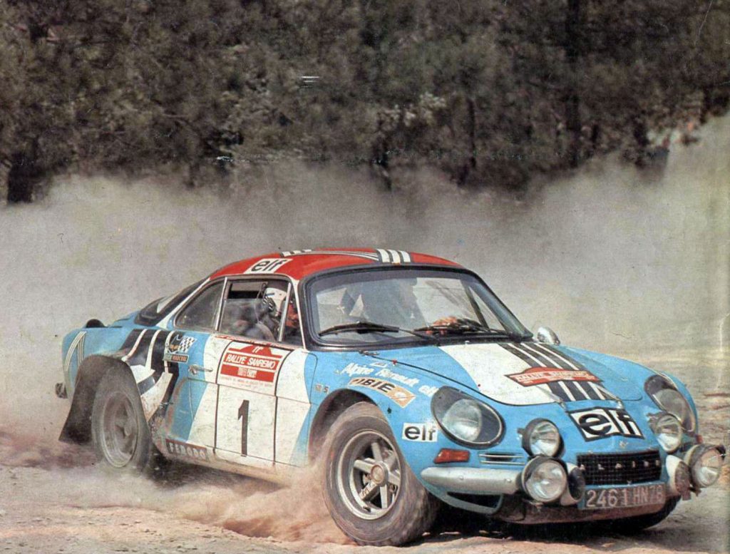 Alpine Renault Rally Car