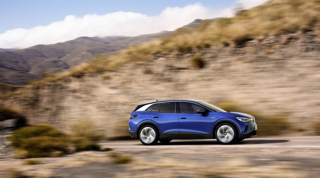DB2020A2021 VW ID.4 electric SUV driving profile