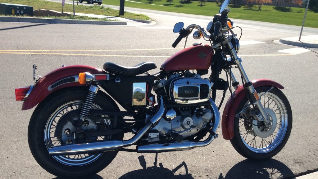 Harley Davidson XLH Sportster side profile