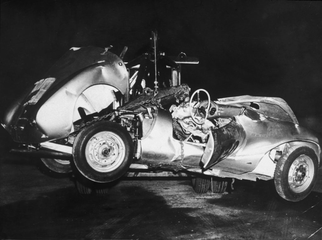 Little Bastard wreck collision remains