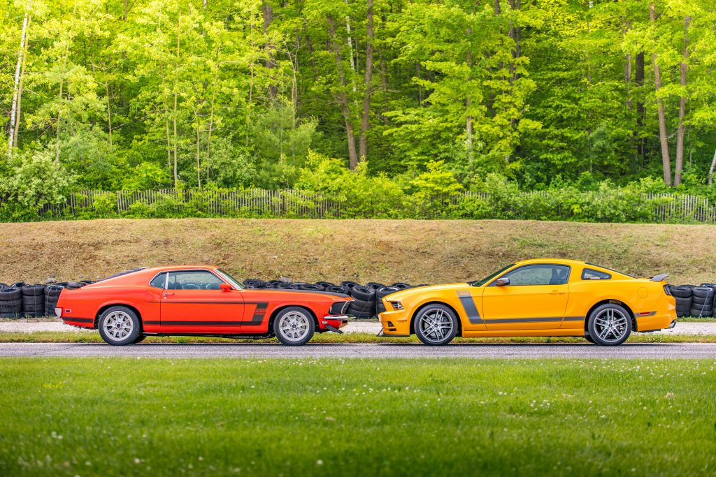 ford mustang boss 302 new vs old head to head