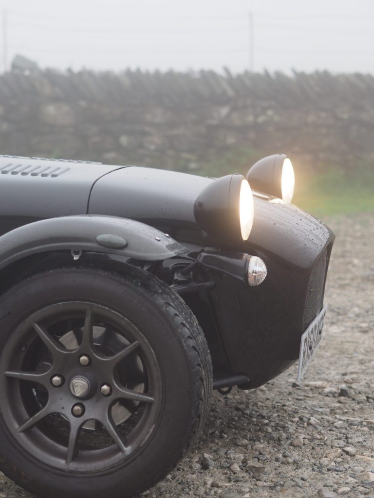 Caterham in fog