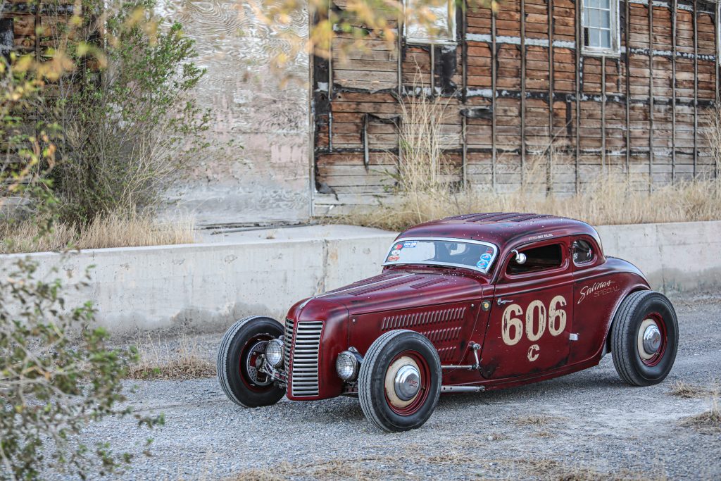 Rolling bones coupe front three quarter driver side