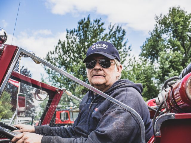 vintage firetruck owner