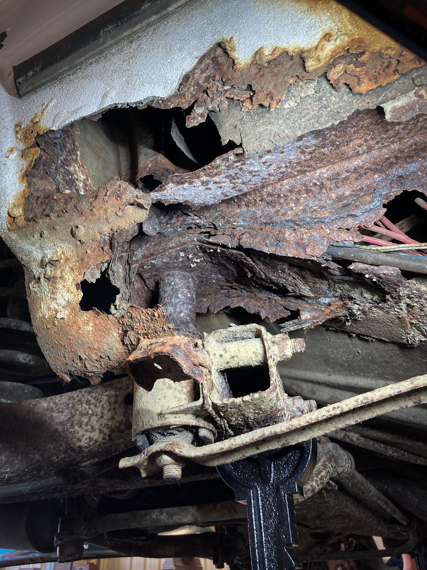 bmw 2002 project car rust rot