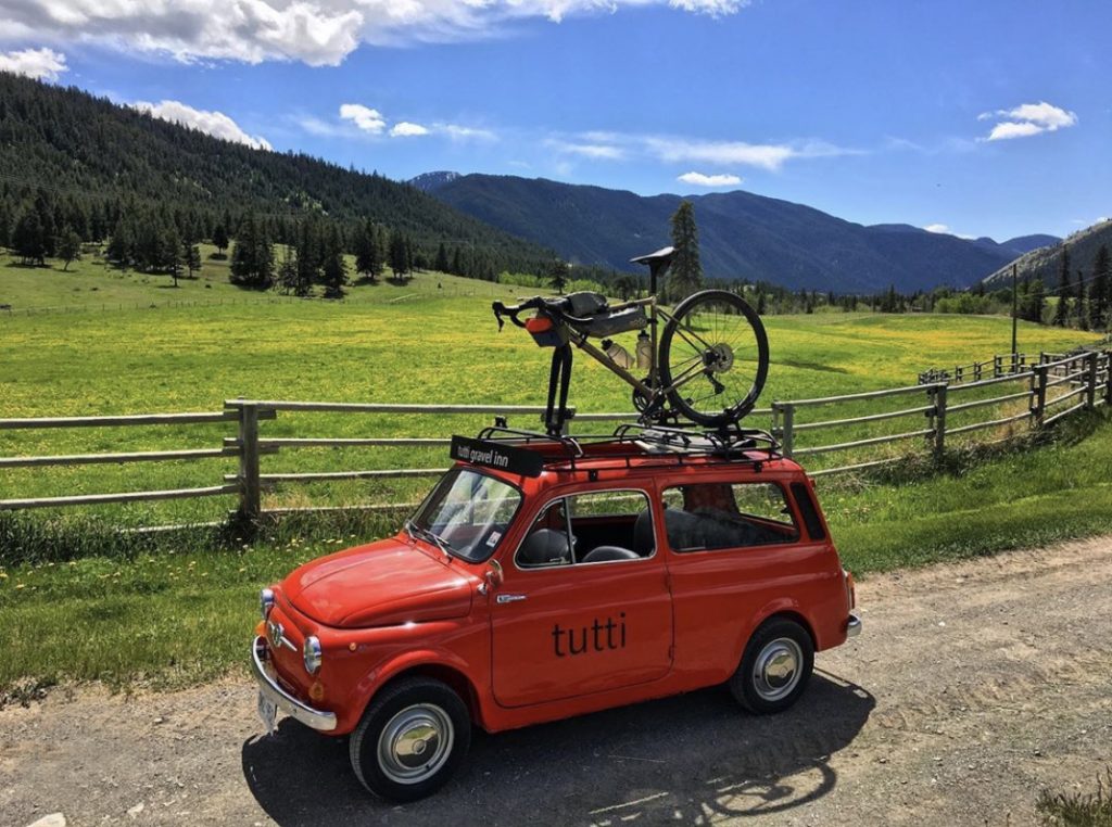 Tutti Gravel Inn 1977 Fiat 500 wagon