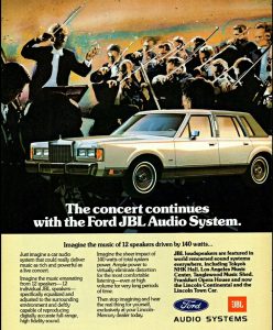 Ford JBL Advertisement