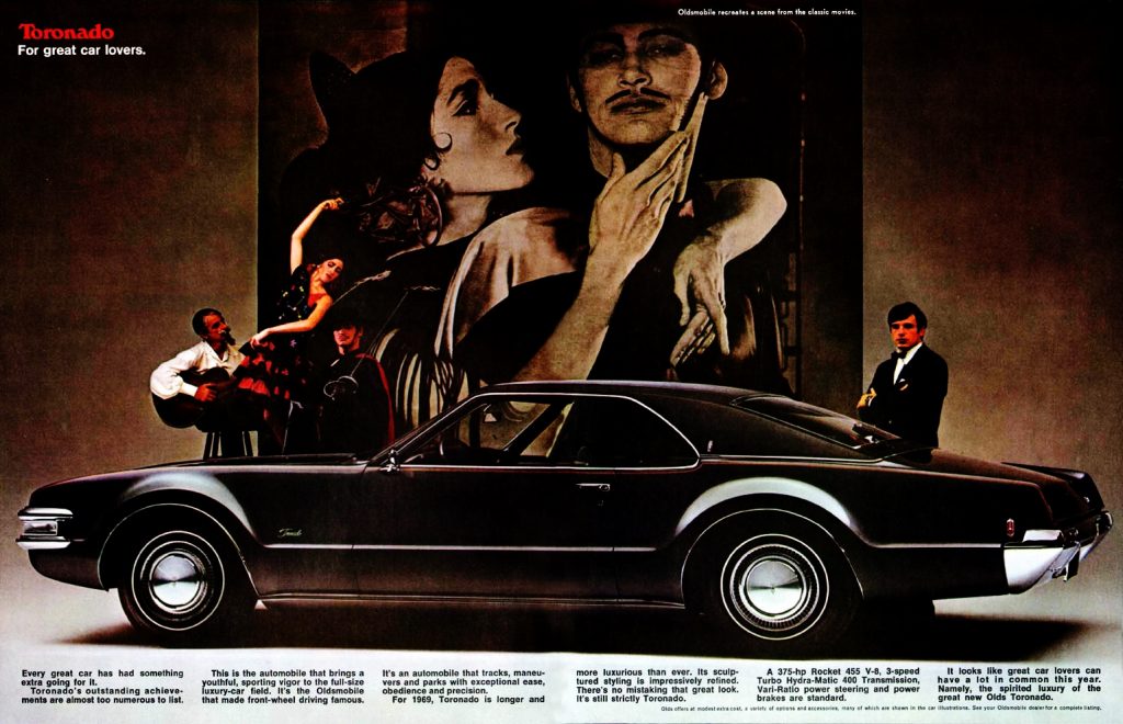 1969 Oldsmobile Toronado brochure picture