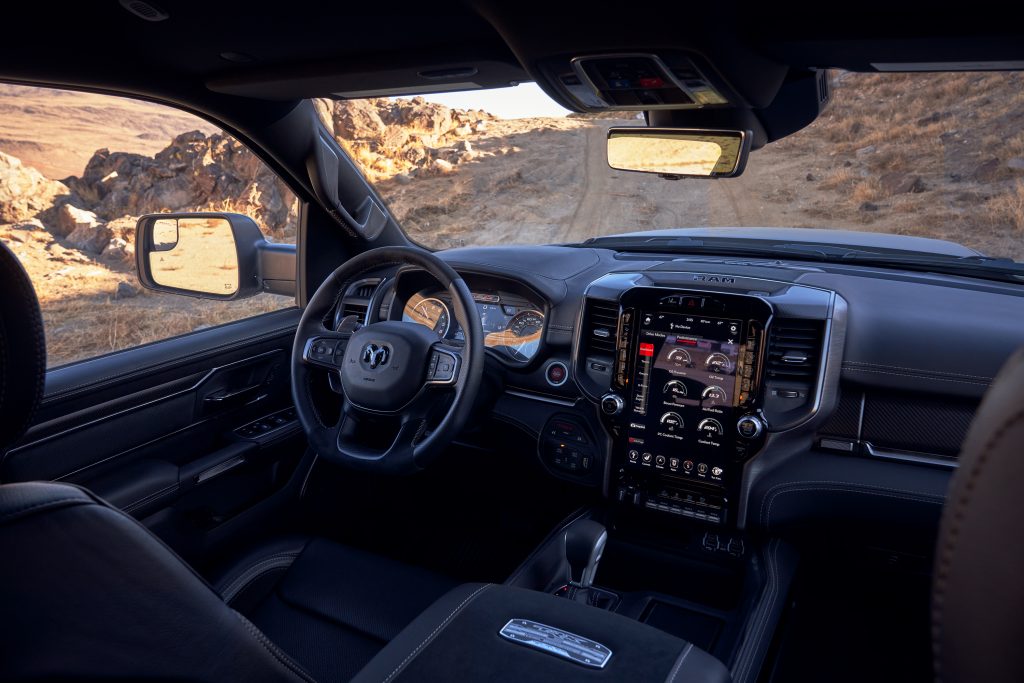 2021 Ram 1500 TRX interior front angle
