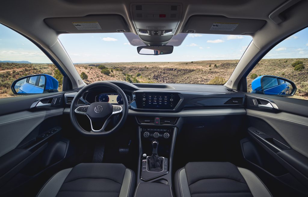 2022 Volkswagen Taos front center interior