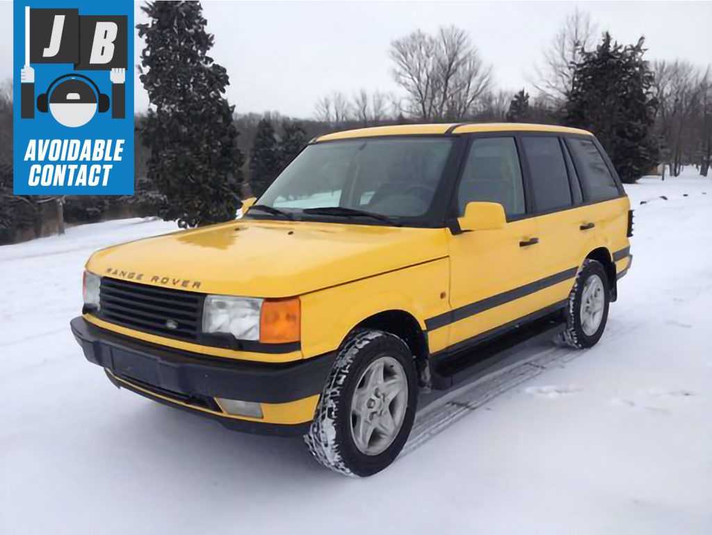 Avoidable contact range rover vitesse front three-quarter