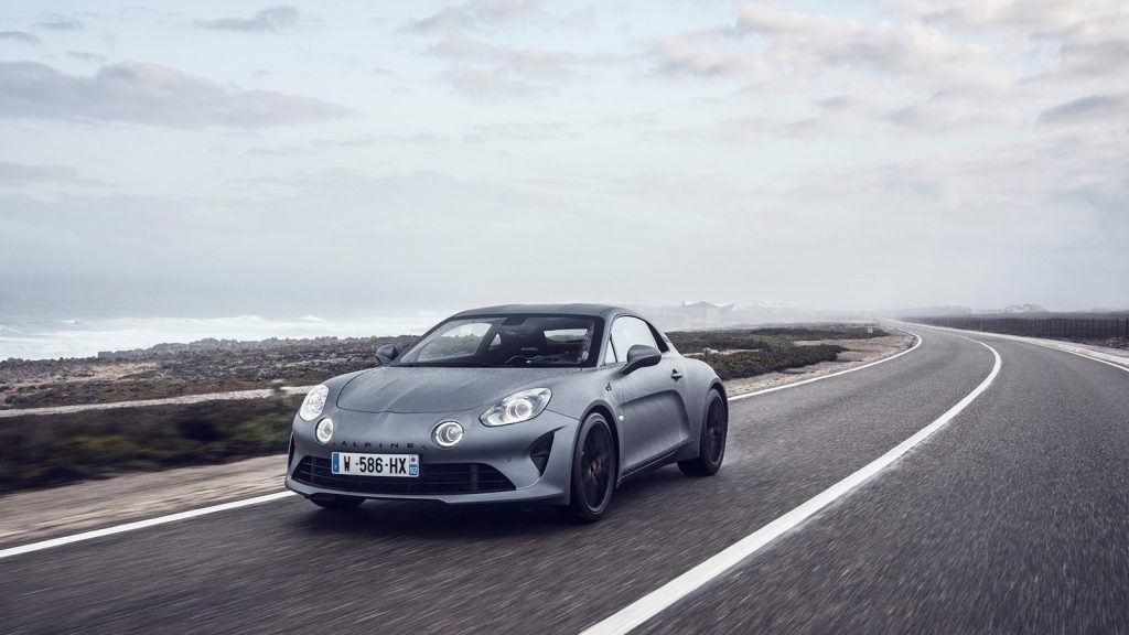 Alpine A110 S driving