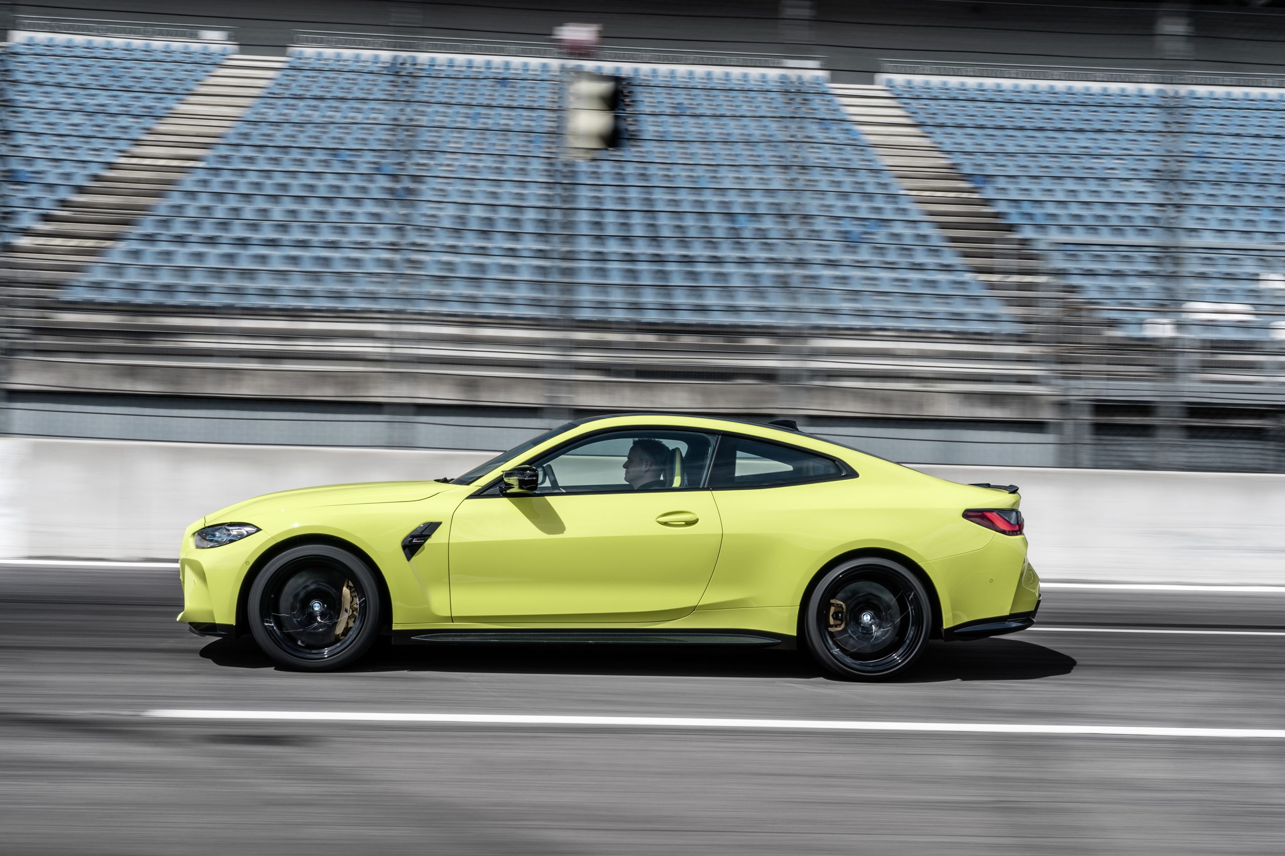 BMW M4 side profile action