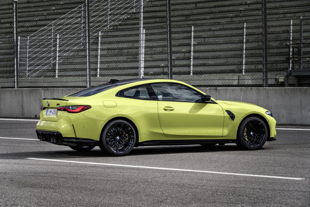 BMW M4 rear three-quarter