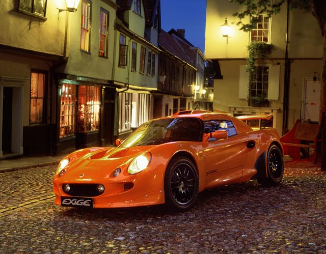 lotus exige front three-quarter