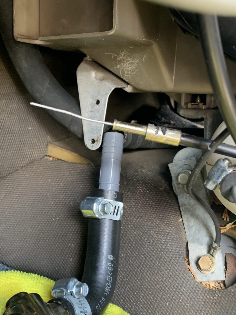 volvo 240 245 heater control valve install
