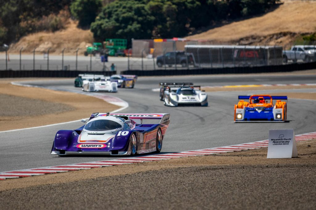 Laguna seca race action cars