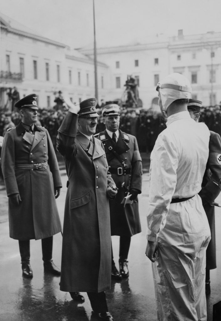 Adolf Hitler At The Motor Show with Richard Seaman