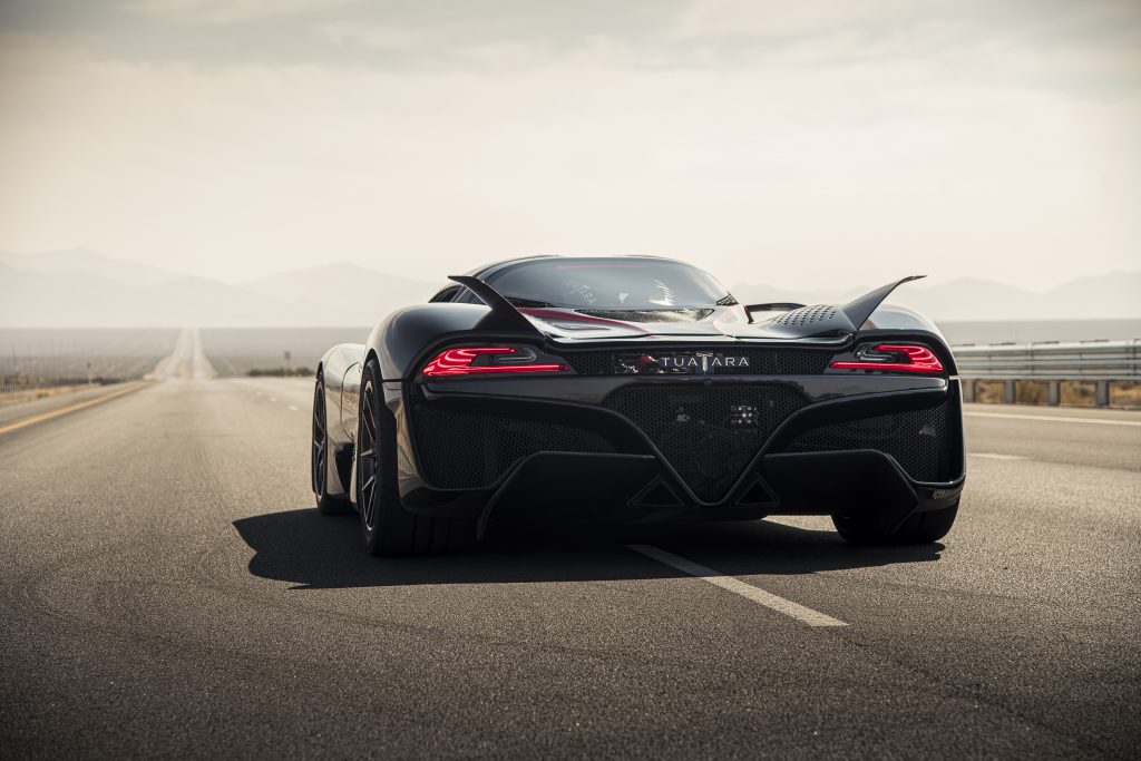 SSC Tuatara Production Car Speed Record rear close