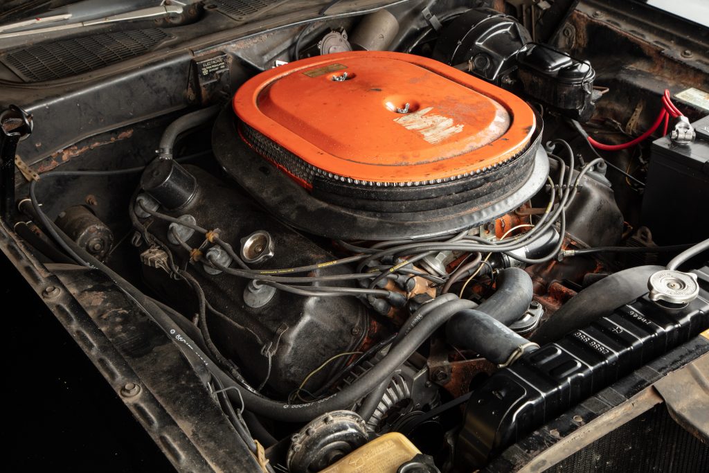 Challenger engine angle