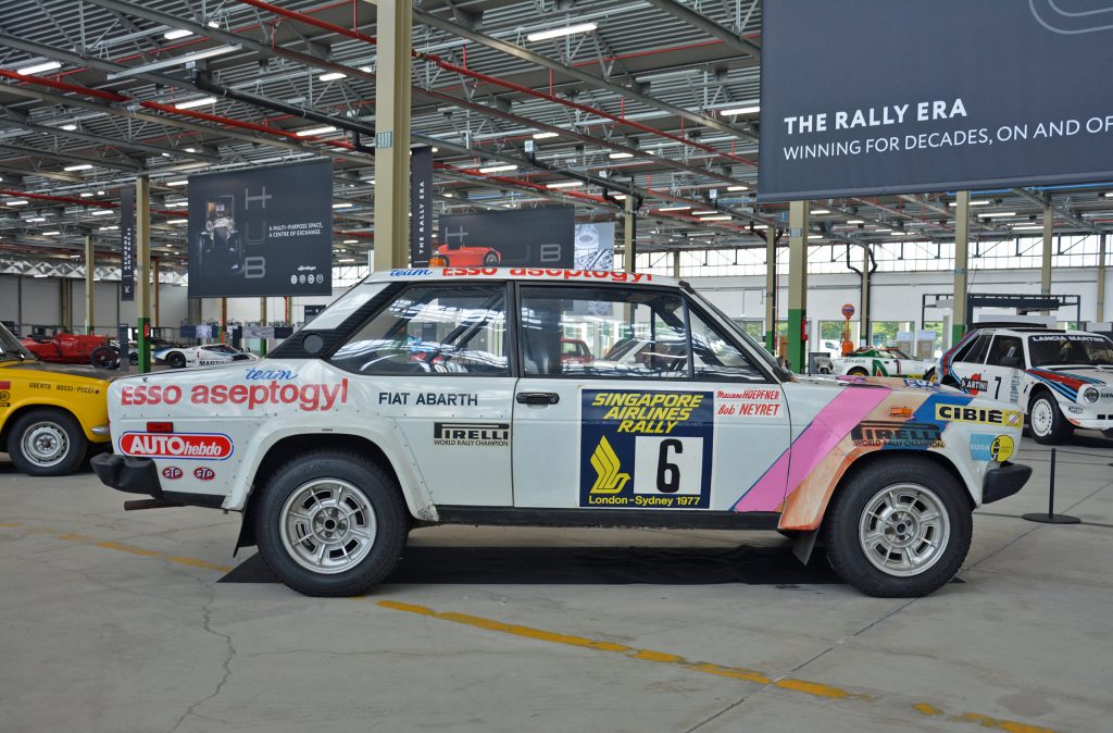 fiat abarth 131 diesel side profile