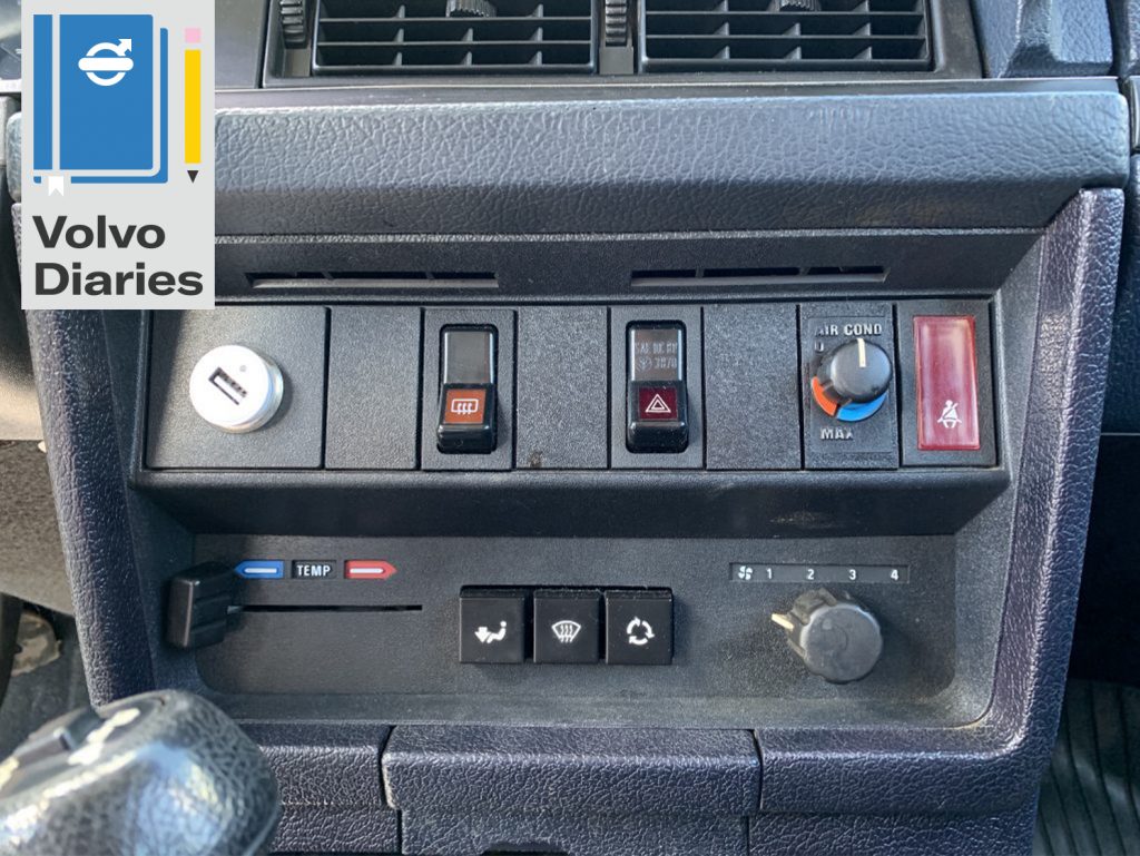 volvo heater control valve banner lead dash