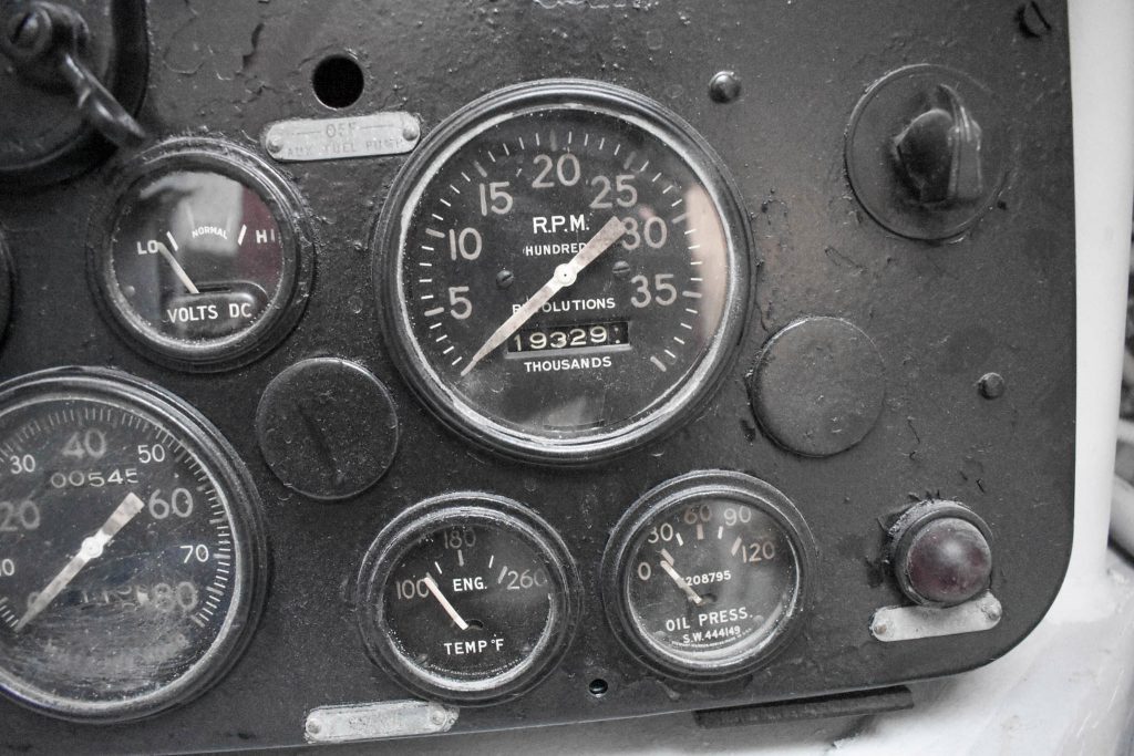1943 M4A1 Sherman Tank gauges detail