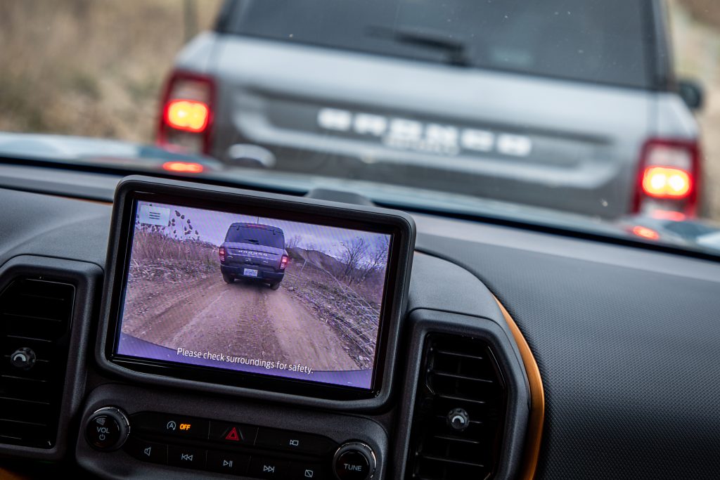 2021 Bronco Sport front camera demonstration
