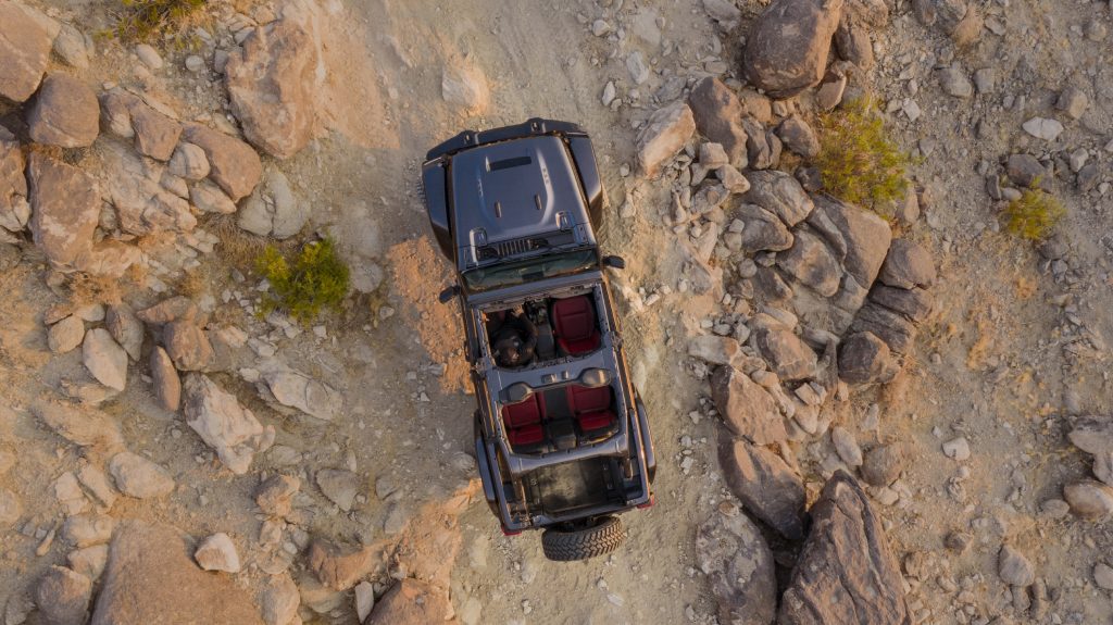 2021 Jeep Wrangler Rubicon 392 gray overhead