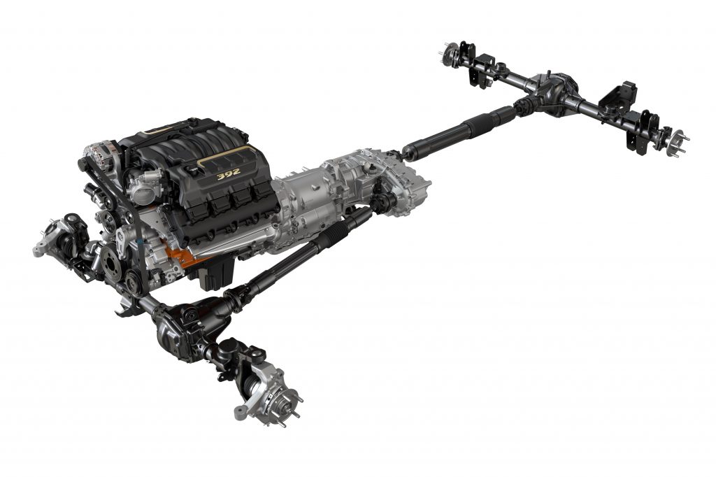 2021 Jeep Wrangler Rubicon 392 driveline